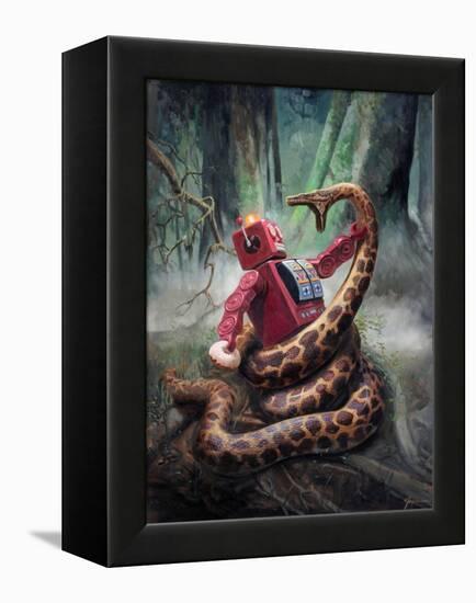 Snakefight-Eric Joyner-Framed Premier Image Canvas