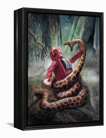 Snakefight-Eric Joyner-Framed Premier Image Canvas