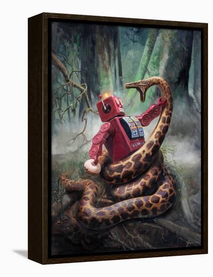 Snakefight-Eric Joyner-Framed Premier Image Canvas