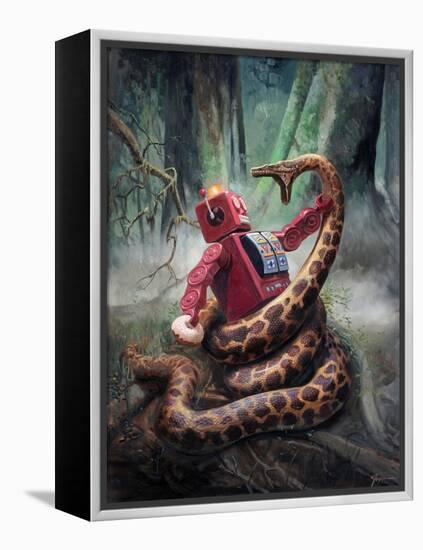 Snakefight-Eric Joyner-Framed Premier Image Canvas