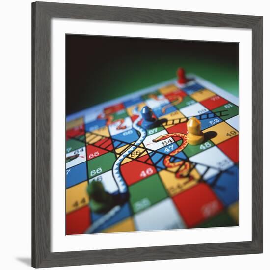 Snakes And Ladders-Tek Image-Framed Photographic Print