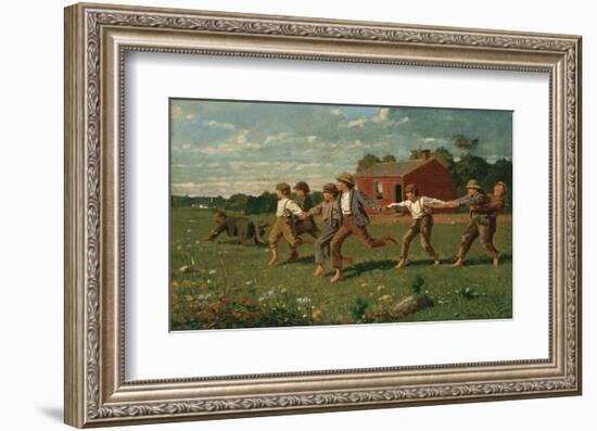Snap the Whip, 1872-Winslow Homer-Framed Art Print