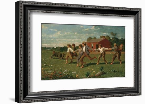 Snap the Whip, 1872-Winslow Homer-Framed Art Print