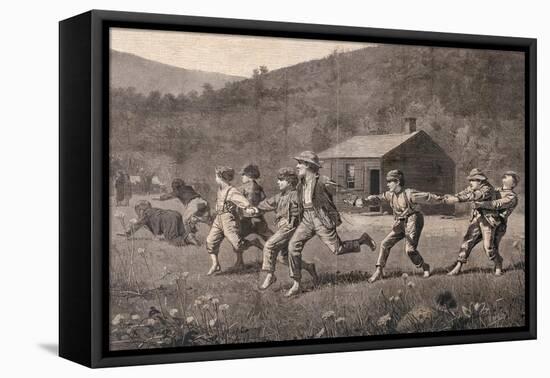 Snap-The-Whip', September 20, 1873-Winslow Homer-Framed Premier Image Canvas