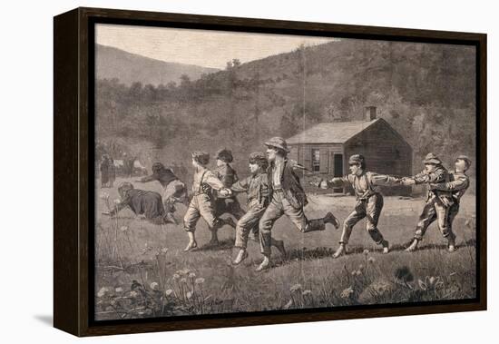 Snap-The-Whip', September 20, 1873-Winslow Homer-Framed Premier Image Canvas