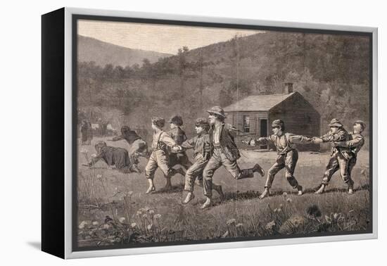 Snap-The-Whip', September 20, 1873-Winslow Homer-Framed Premier Image Canvas