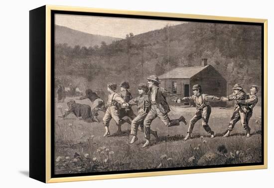 Snap-The-Whip', September 20, 1873-Winslow Homer-Framed Premier Image Canvas