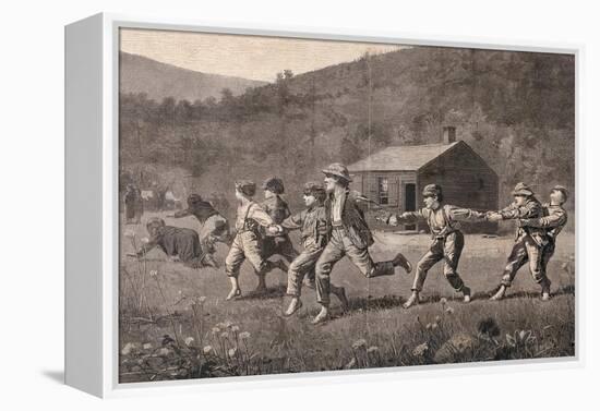 Snap-The-Whip', September 20, 1873-Winslow Homer-Framed Premier Image Canvas