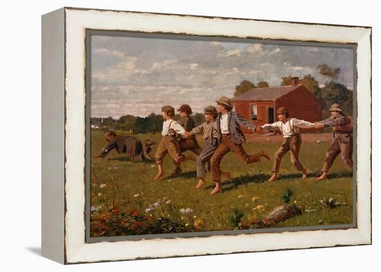 Snap the Whip-Winslow Homer-Framed Premier Image Canvas