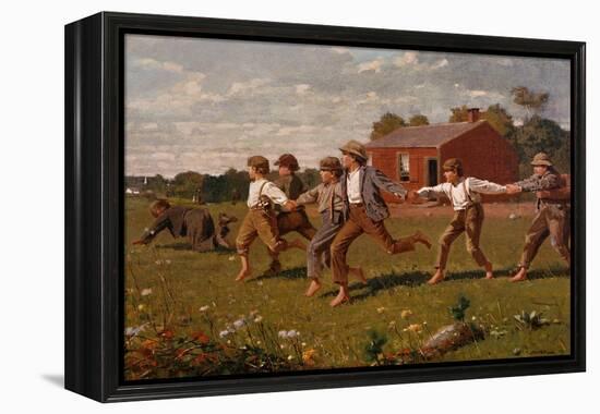 Snap the Whip-Winslow Homer-Framed Premier Image Canvas