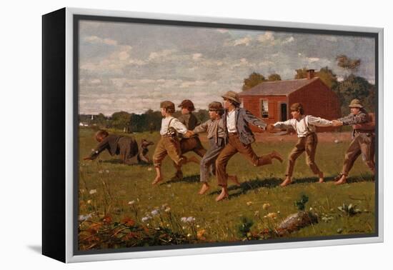 Snap the Whip-Winslow Homer-Framed Premier Image Canvas