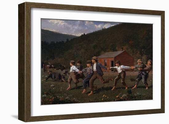 Snap the Whip-Winslow Homer-Framed Giclee Print