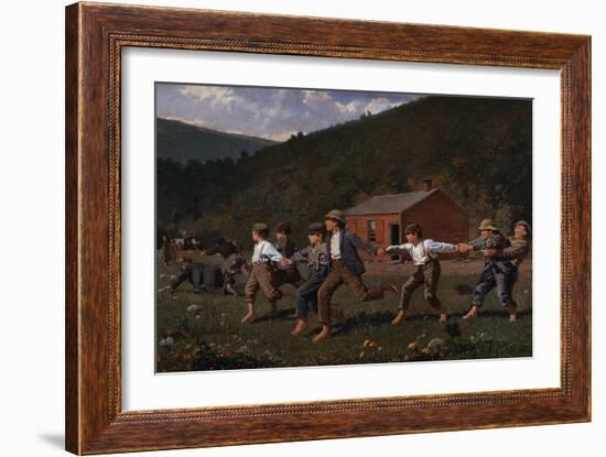 Snap the Whip-Winslow Homer-Framed Giclee Print