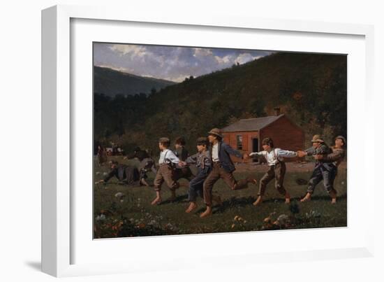 Snap the Whip-Winslow Homer-Framed Giclee Print