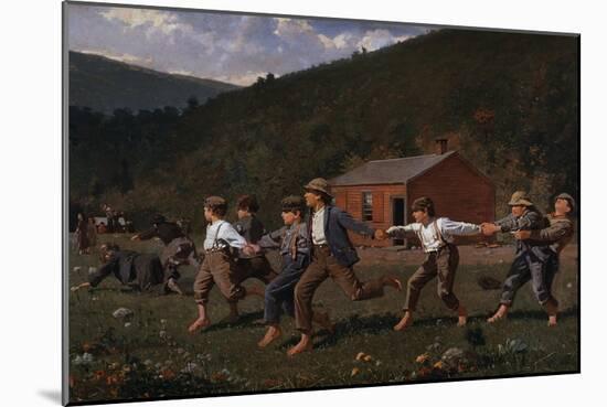 Snap the Whip-Winslow Homer-Mounted Giclee Print