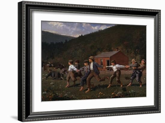 Snap the Whip-Winslow Homer-Framed Giclee Print