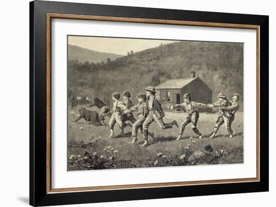 Snap the Whip-Winslow Homer-Framed Giclee Print