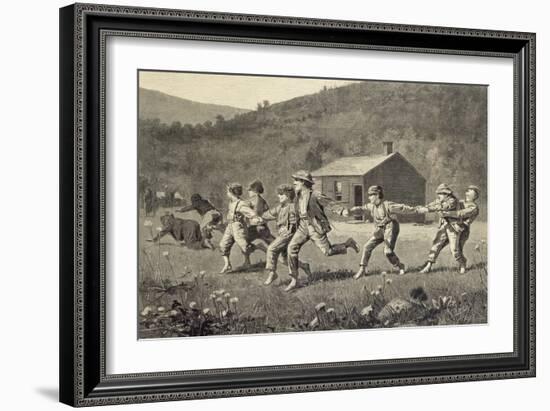 Snap the Whip-Winslow Homer-Framed Giclee Print