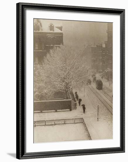 Snapshot From My Window, New York, 1907-Alfred Stieglitz-Framed Art Print