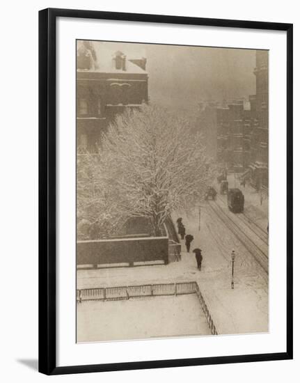 Snapshot From My Window, New York, 1907-Alfred Stieglitz-Framed Art Print