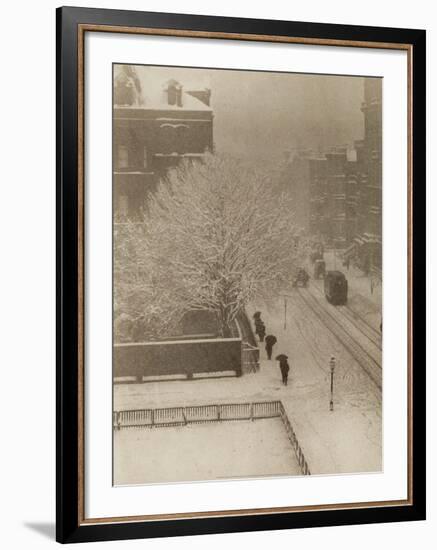 Snapshot From My Window, New York, 1907-Alfred Stieglitz-Framed Art Print