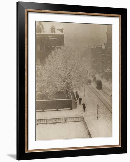 Snapshot From My Window, New York, 1907-Alfred Stieglitz-Framed Art Print