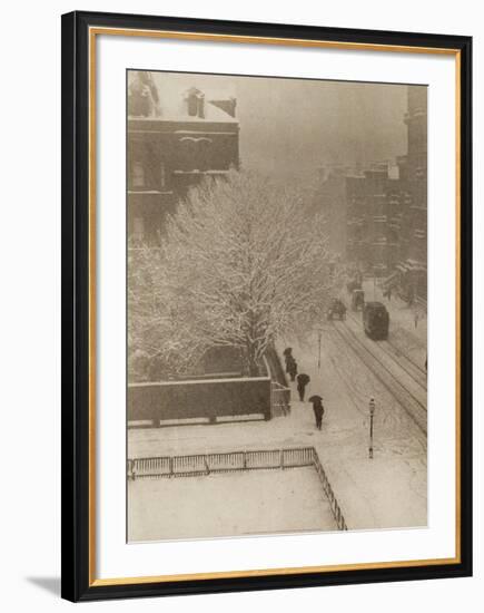Snapshot From My Window, New York, 1907-Alfred Stieglitz-Framed Art Print