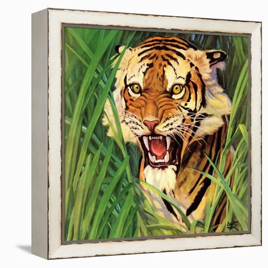 "Snarling Tiger," April 19, 1941-Emmett Watson-Framed Premier Image Canvas