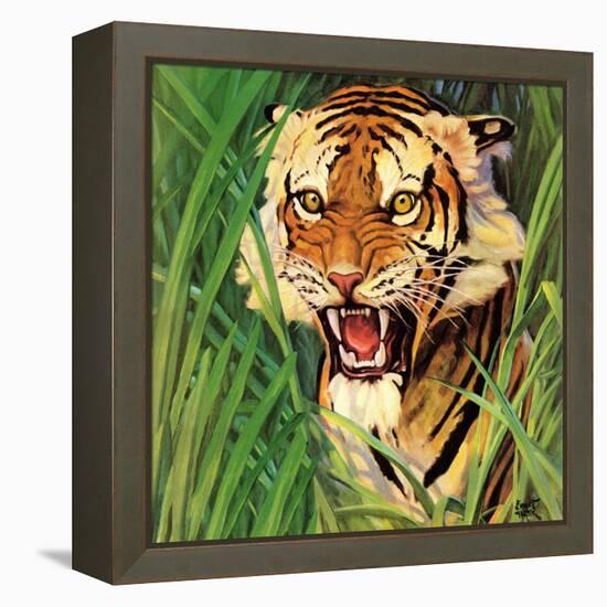 "Snarling Tiger," April 19, 1941-Emmett Watson-Framed Premier Image Canvas