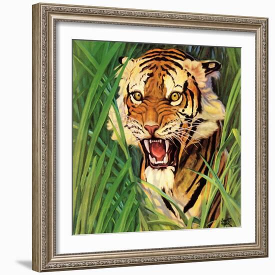 "Snarling Tiger," April 19, 1941-Emmett Watson-Framed Giclee Print