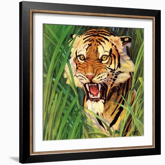 "Snarling Tiger," April 19, 1941-Emmett Watson-Framed Giclee Print