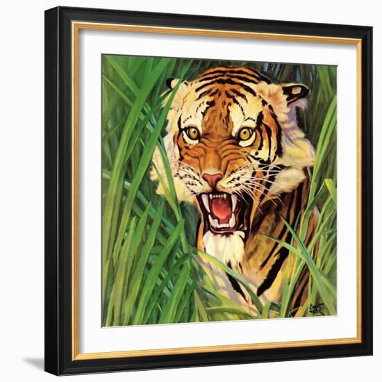 "Snarling Tiger," April 19, 1941-Emmett Watson-Framed Giclee Print