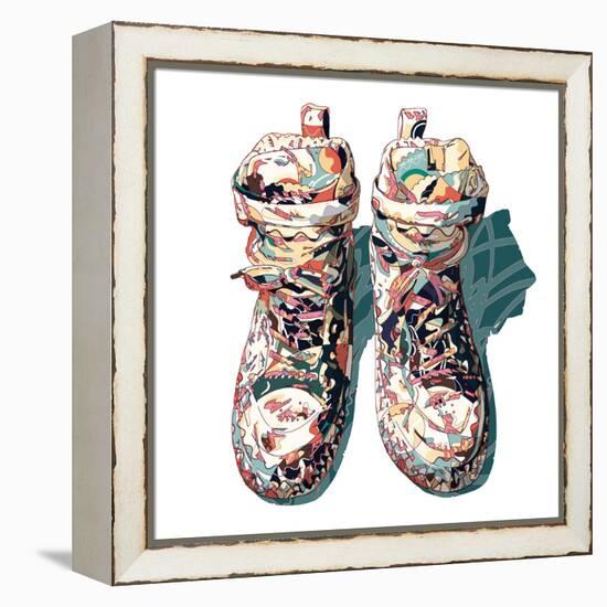 Sneaker-HR-FM-Framed Stretched Canvas