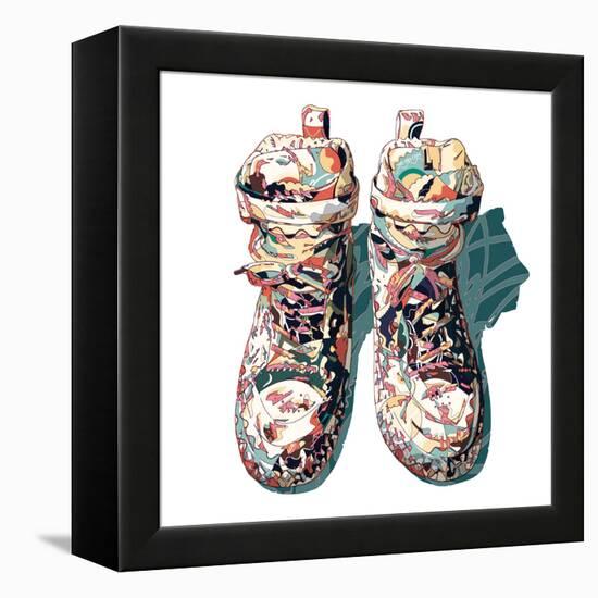 Sneaker-HR-FM-Framed Stretched Canvas