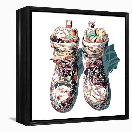 Sneaker-HR-FM-Framed Stretched Canvas