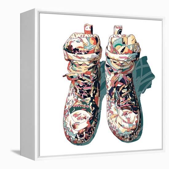 Sneaker-HR-FM-Framed Stretched Canvas