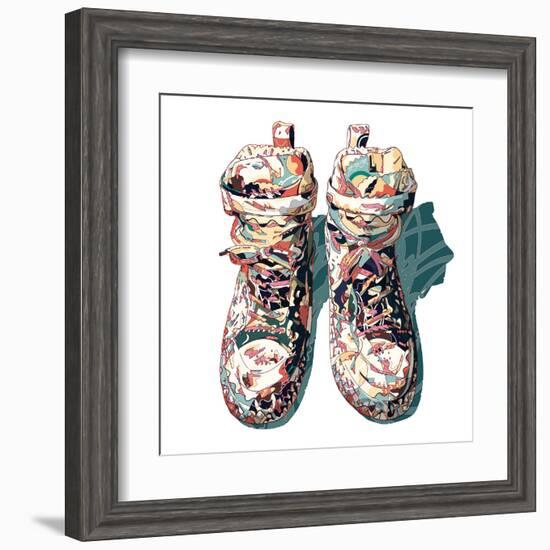 Sneaker-HR-FM-Framed Art Print