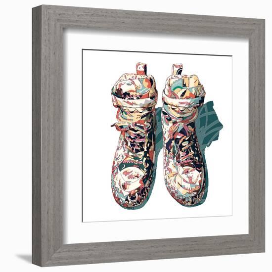 Sneaker-HR-FM-Framed Art Print