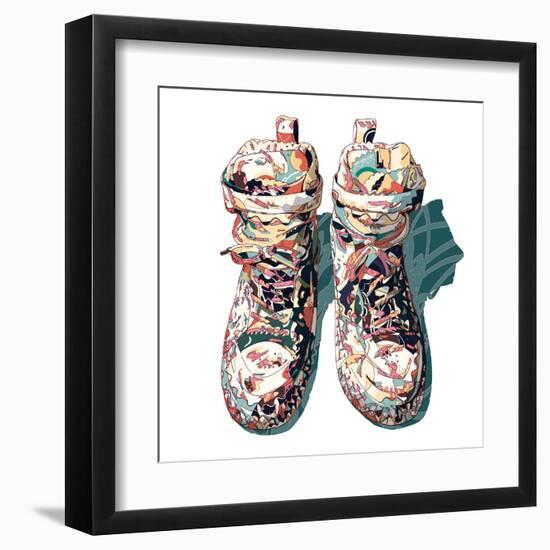 Sneaker-HR-FM-Framed Art Print