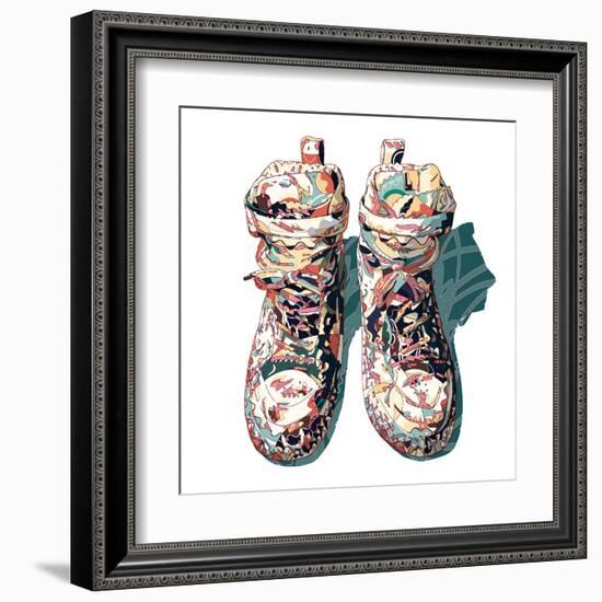 Sneaker-HR-FM-Framed Art Print