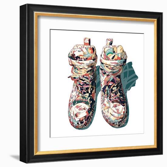 Sneaker-HR-FM-Framed Art Print