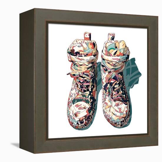 Sneaker-HR-FM-Framed Stretched Canvas