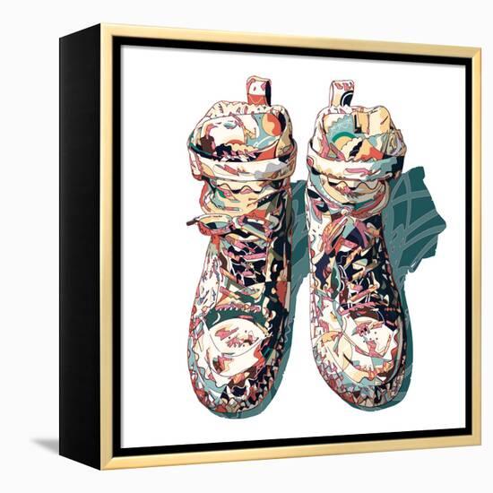 Sneaker-HR-FM-Framed Stretched Canvas