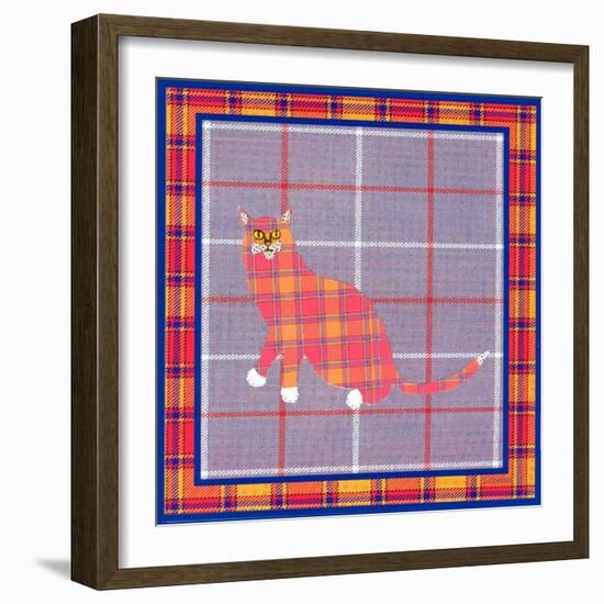 Sneakers Plaid Pattern-David Sheskin-Framed Giclee Print