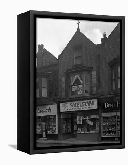 Snelsons Electrical Shop, Mexborough, South Yorkshire, 1963-Michael Walters-Framed Premier Image Canvas