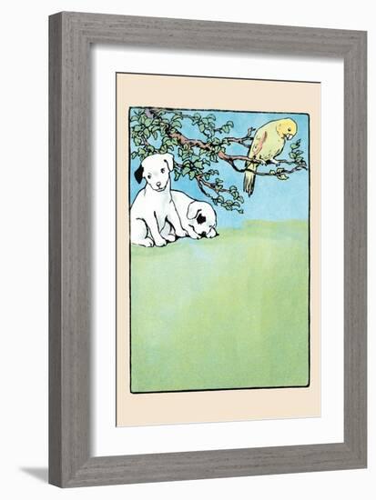 Snip And Snap And Polly Parrot-Julia Dyar Hardy-Framed Art Print