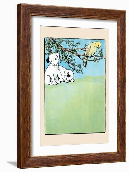 Snip And Snap And Polly Parrot-Julia Dyar Hardy-Framed Art Print