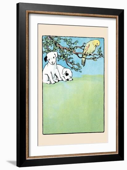 Snip And Snap And Polly Parrot-Julia Dyar Hardy-Framed Art Print