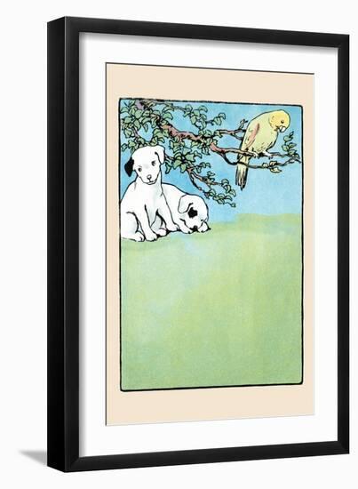 Snip And Snap And Polly Parrot-Julia Dyar Hardy-Framed Art Print