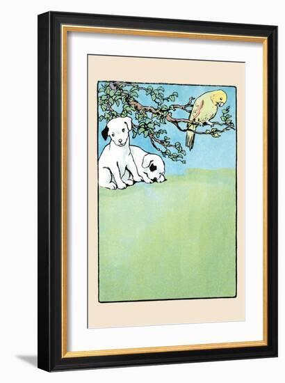 Snip And Snap And Polly Parrot-Julia Dyar Hardy-Framed Art Print